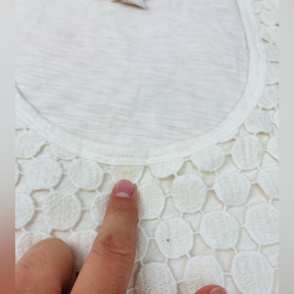 J. Crew Tiered Eyelet Dot Tank Top - Picture 4 of 6